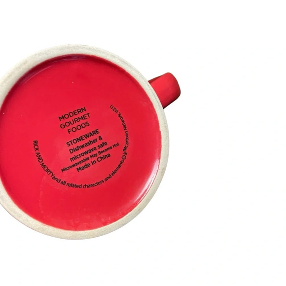 Modern Gourmet Foods Stoneware Rick and Morty Coffee Mug Red - Picture 7 of 7